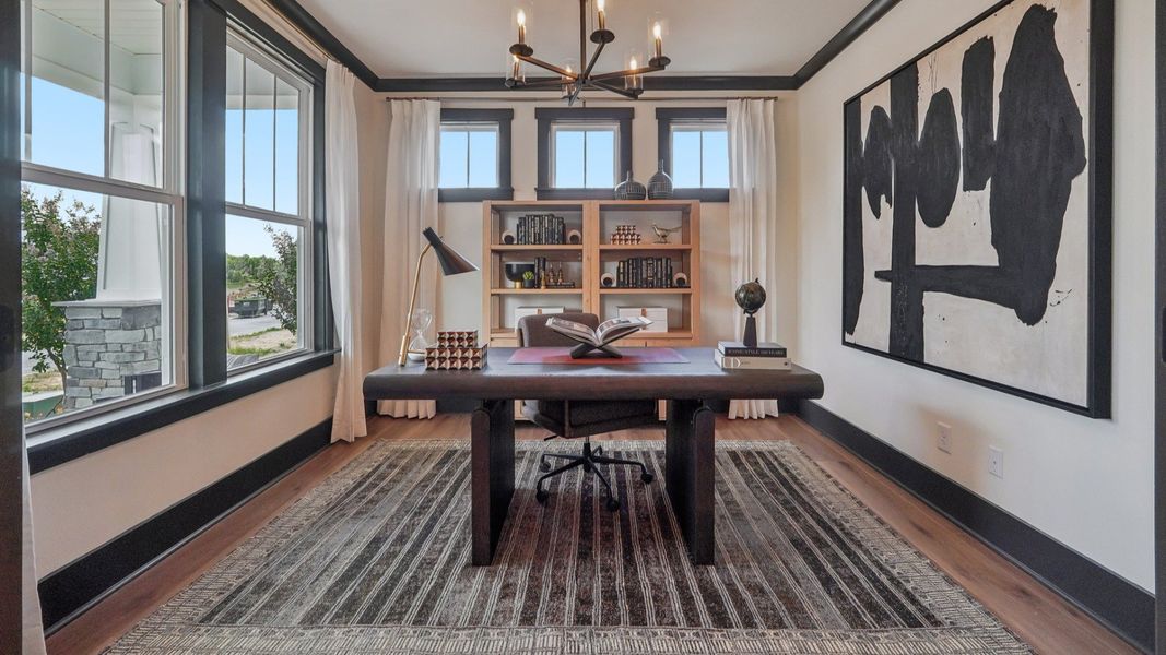 The Norris Plan by DRB homes in McBride Indian Trail, NC - Office