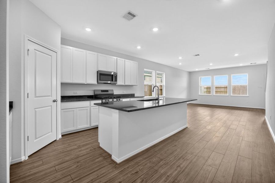 Furnished interior view inside a new home in Brookewater 45s, Rosenberg (Image 9).