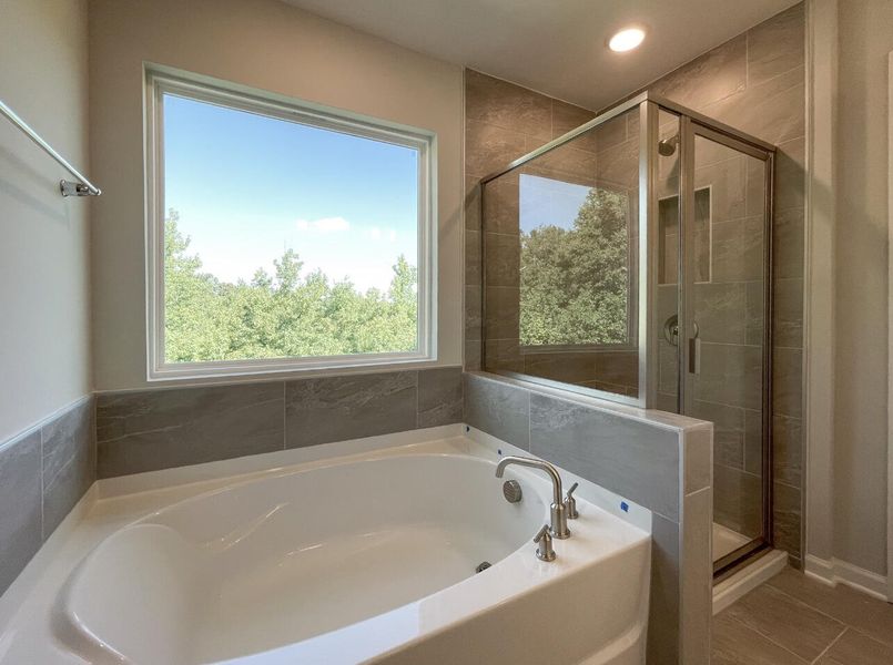 Furnished interior view inside a new home in Riverbrooke Townhomes, Simpsonville (Image 8). Furnished interior view inside a new home in Riverbrooke Townhomes, Simpsonville (Image 8).