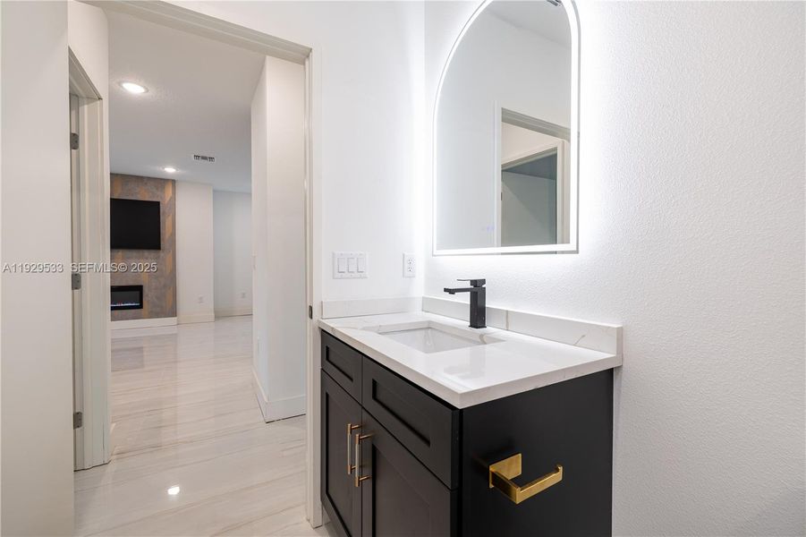 Furnished interior view inside a new home in , Palm Bay (Image 16). Furnished interior view inside a new home in , Palm Bay (Image 16).