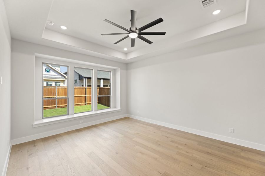 Representative unfurnished interior of a home built from the 5062 by Tradition Homes in Mosaic – 70′ Lots, Prosper (Image 24).