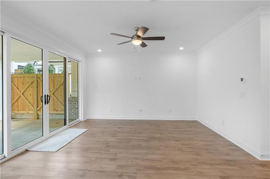 Spacious, unfurnished interior of a new home in Millcroft Townhomes, Buford (Image 21).