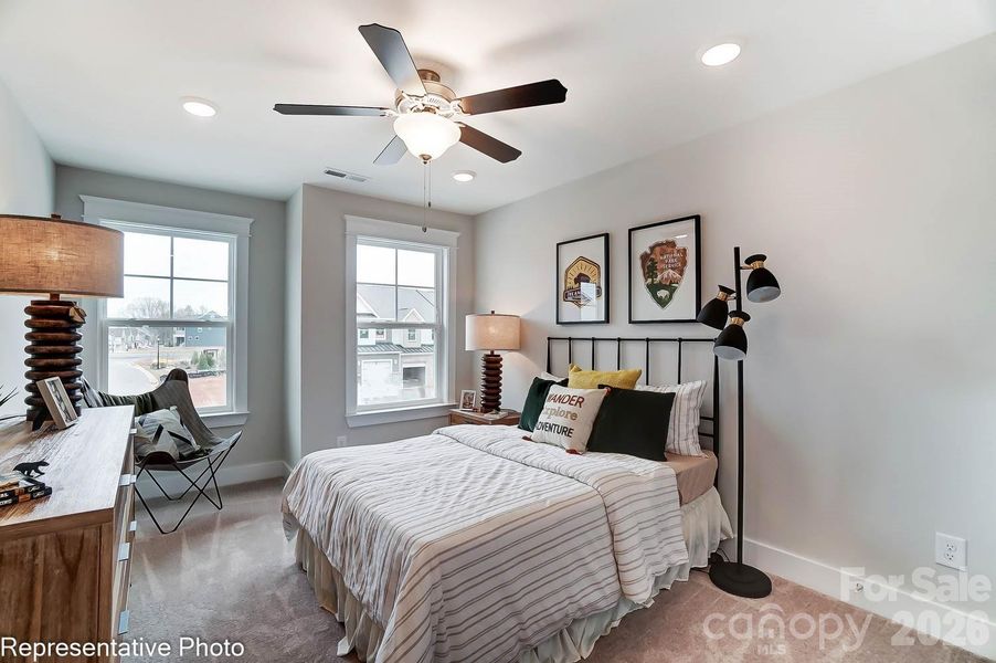 Furnished interior view inside a new home in Harrisburg Village, Harrisburg (Image 13).