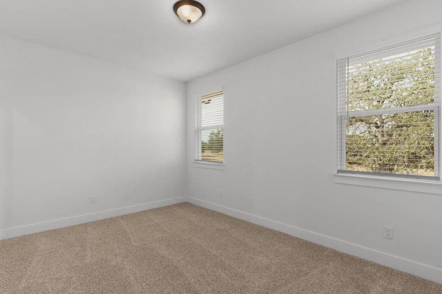 Representative unfurnished interior of a home built from the Hudson by Chesmar Homes in Newhaven, Manor (Image 33). Representative unfurnished interior of a home built from the Hudson by Chesmar Homes in Newhaven, Manor (Image 33).