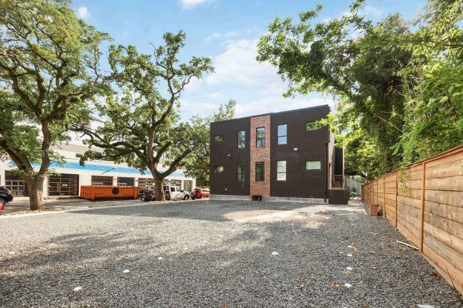 Exterior details and patio area of a home in , Houston (Image 8). Exterior details and patio area of a home in , Houston (Image 8).