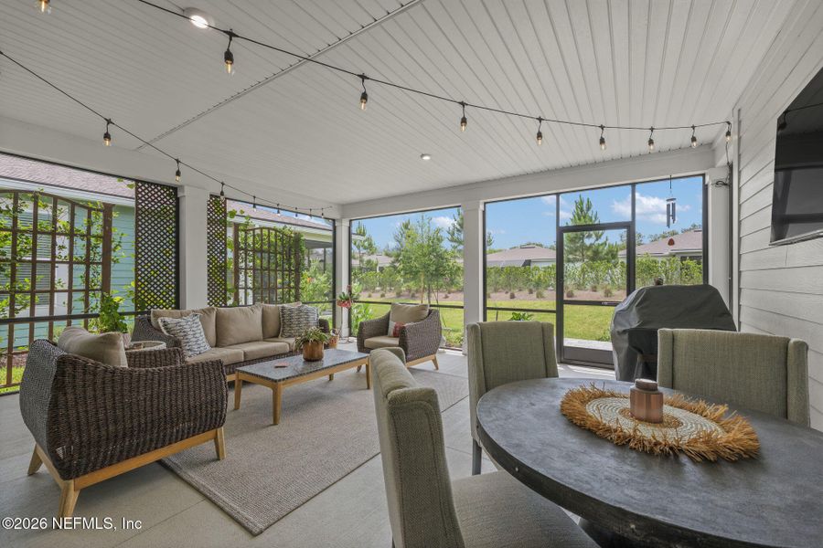 Exterior details and patio area of a home in RiverTown, St. Johns (Image 26).