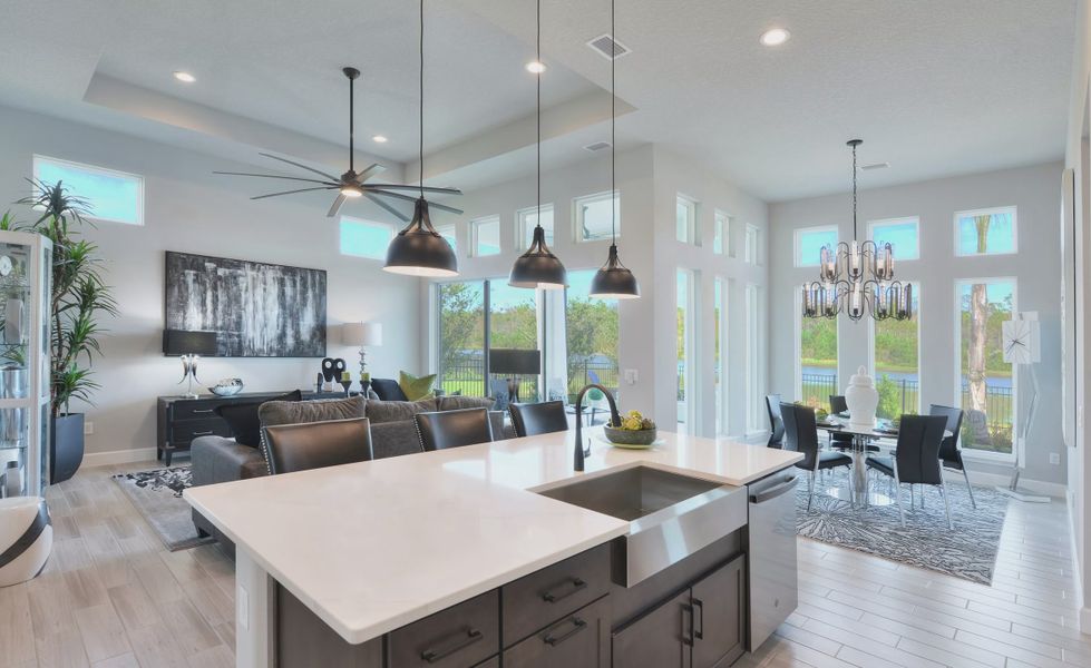 Furnished interior view inside a new home in Mosaic, Daytona Beach (Image 23).