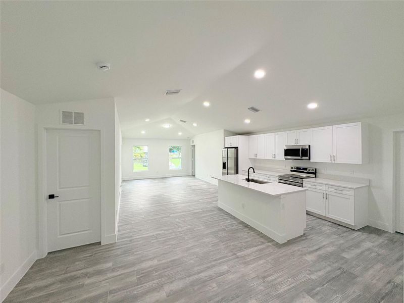 Furnished interior view inside a new home in , Okeechobee (Image 11).