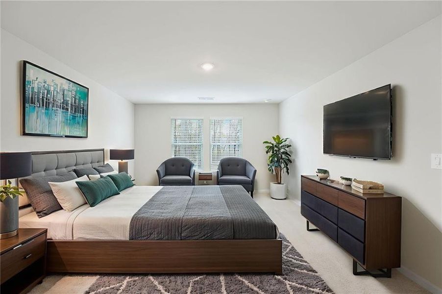 Furnished interior view inside a new home in Westmont Preserve, Powder Springs (Image 26).