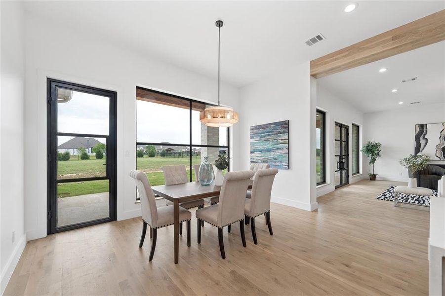Furnished interior view inside a new home in , Weston (Image 15). Furnished interior view inside a new home in , Weston (Image 15).