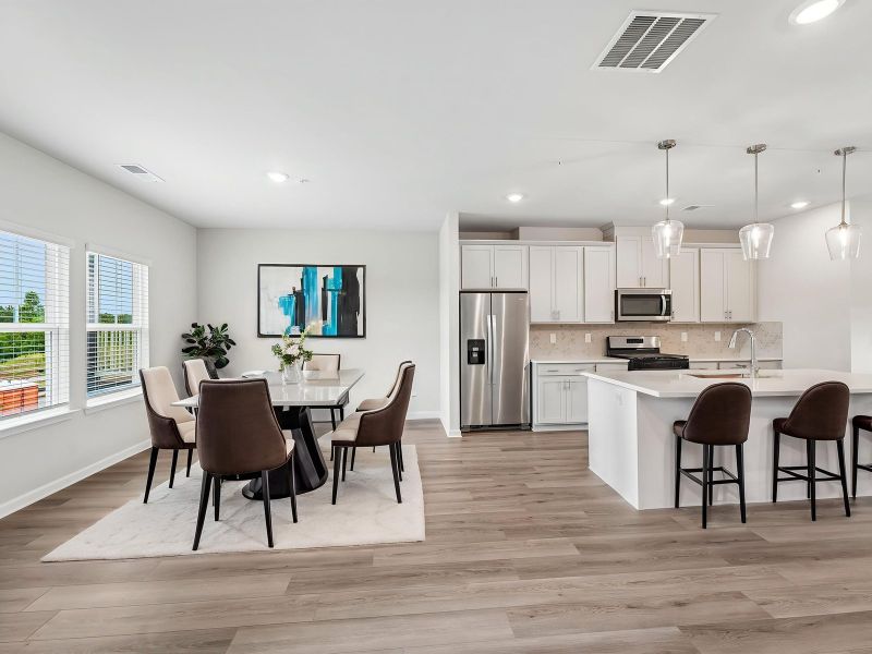 Furnished interior view inside a new home in Hemingway - Highland Series, Cumming (Image 4).