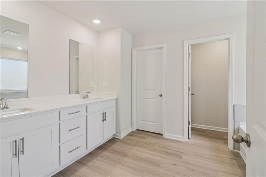 Furnished interior view inside a new home in Harmony Manor, Fairburn (Image 20).