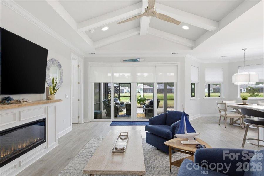 Furnished interior view inside a new home in , Hardeeville (Image 26).