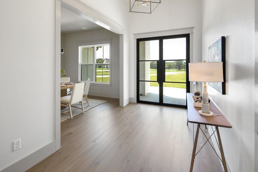 Furnished interior view inside a new home in , Bryan (Image 13).