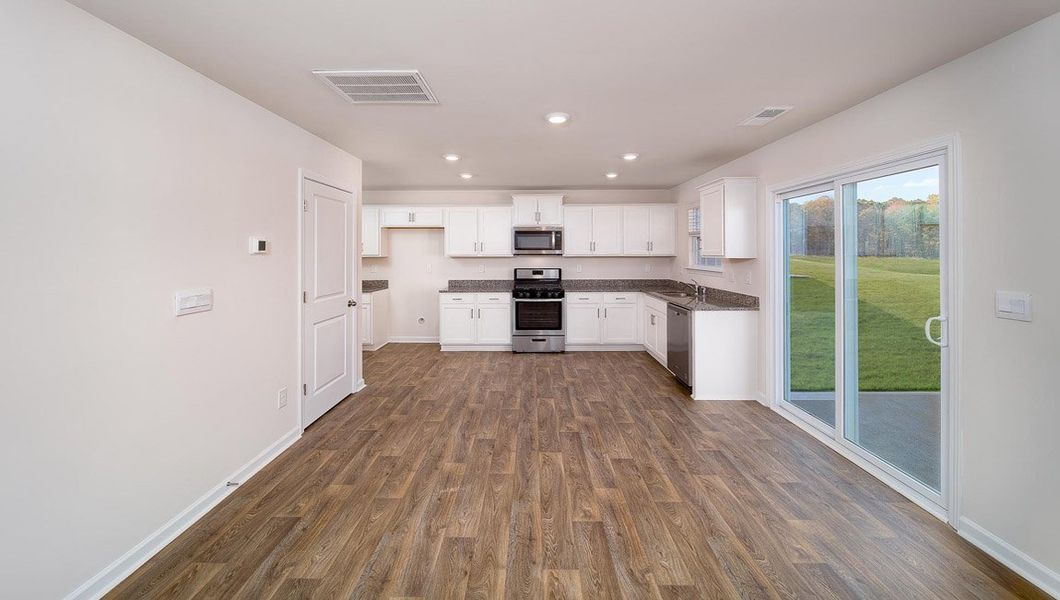 Representative unfurnished interior of a home built from the TAYLOR by D.R. Horton in Gibson Grove, Laurens (Image 11).