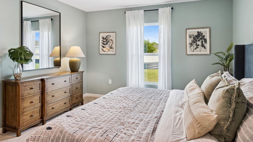 Furnished interior view inside a new home in Deltona New Homes, Deltona (Image 11).