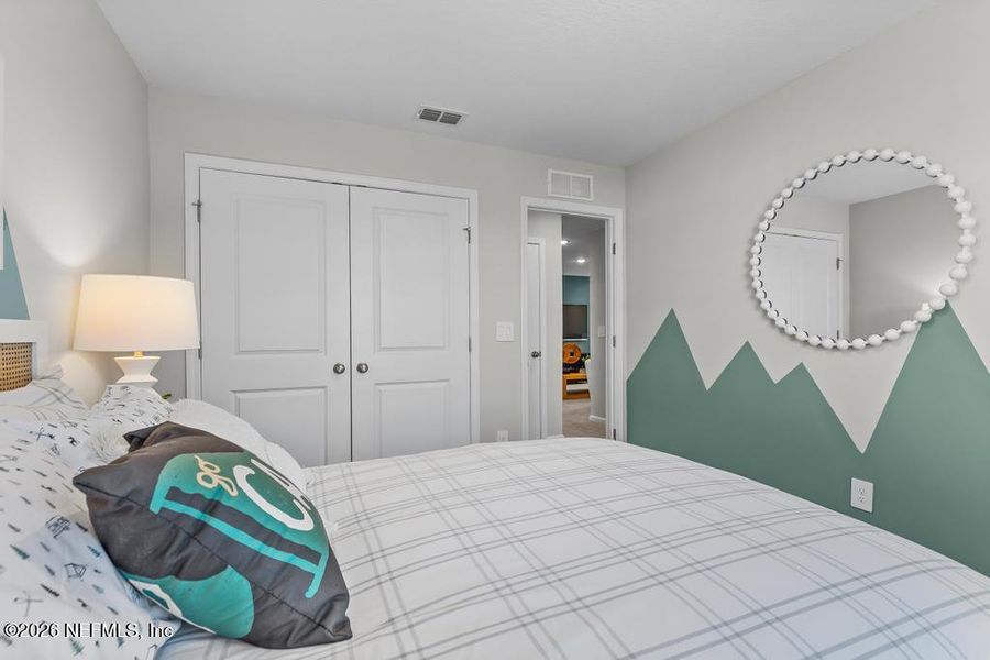 Furnished interior view inside a new home in The Landings at Pecan Park, Jacksonville (Image 11).