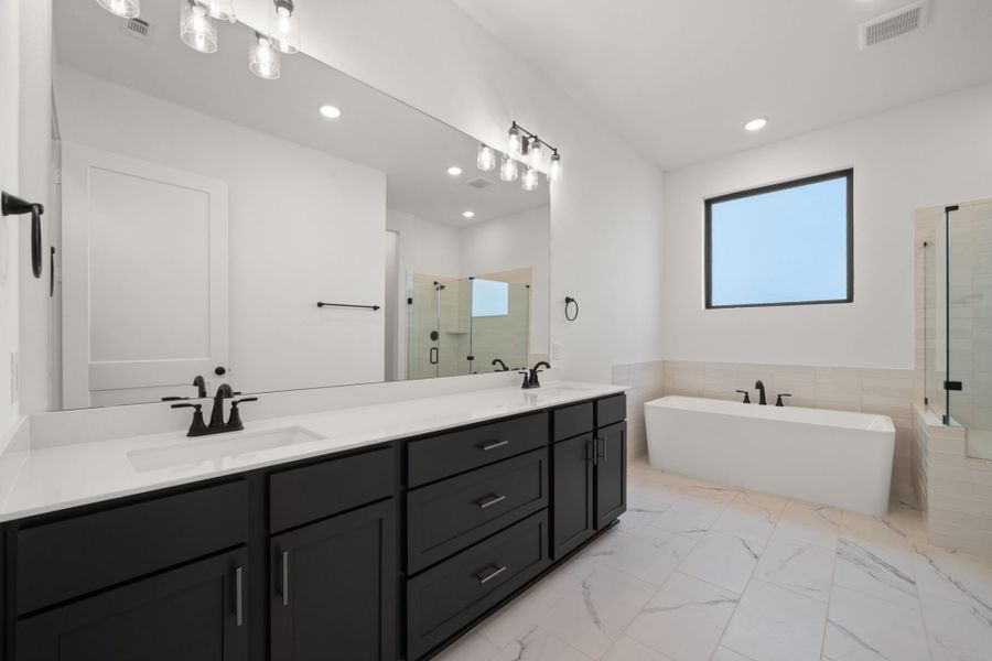 Representative furnished interior of a home built from the Alamo by HistoryMaker Homes in Hunters Crossing 60s, Sealy (Image 8). Representative furnished interior of a home built from the Alamo by HistoryMaker Homes in Hunters Crossing 60s, Sealy (Image 8).