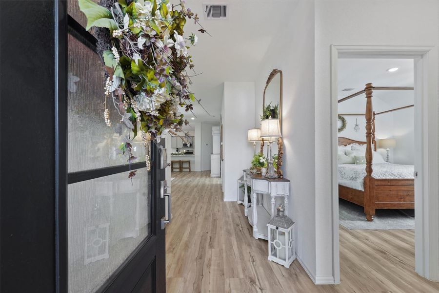 Furnished interior view inside a new home in Sterling Point at Baytown Crossings: Wildflower II Collection, Baytown (Image 23).