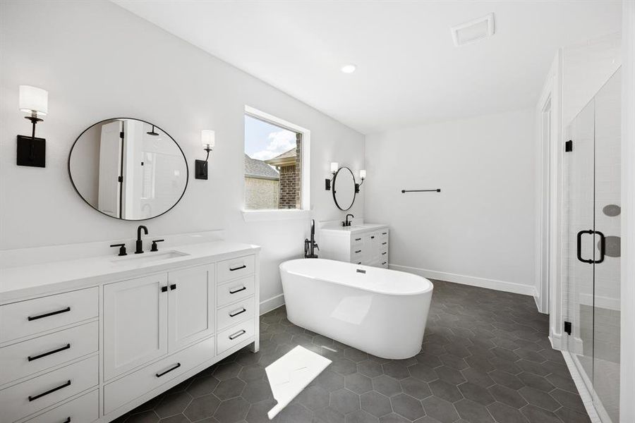 Furnished interior view inside a new home in Lincoln Pointe, Van Alstyne (Image 9). Furnished interior view inside a new home in Lincoln Pointe, Van Alstyne (Image 9).