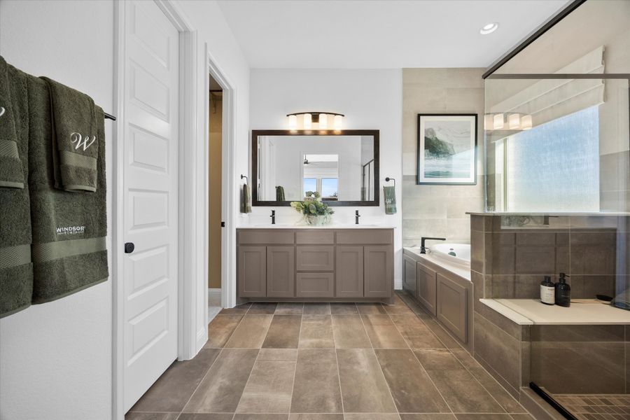 Furnished interior view inside a new home in Brookshire at Legacy Hills, Celina (Image 34).