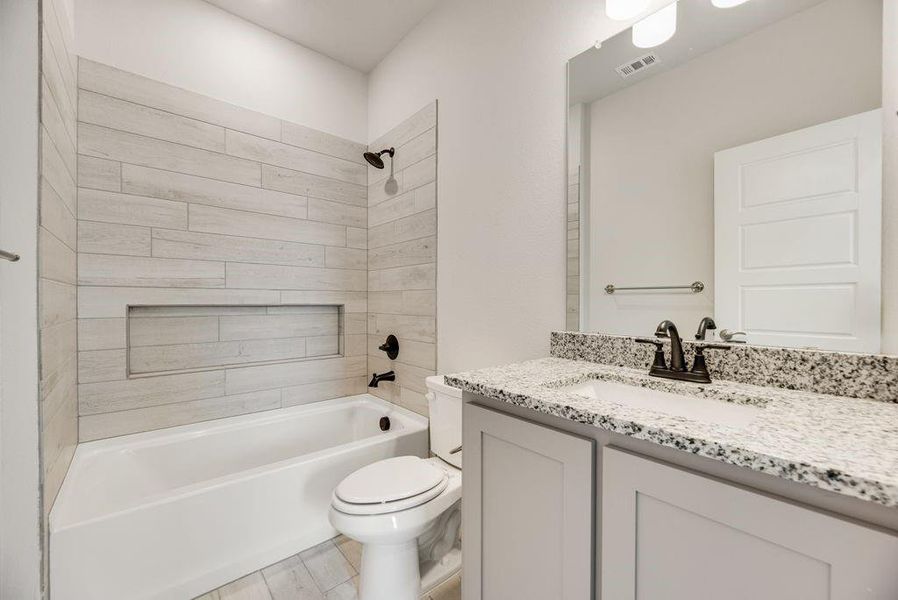 Furnished interior view inside a new home in , Pilot Point (Image 3).