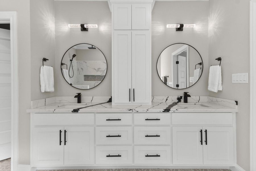 Furnished interior view inside a new home in , Beaumont (Image 37).