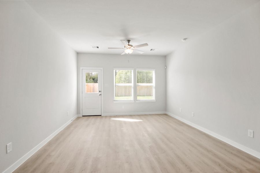 Spacious, unfurnished interior of a new home in Barrett Crossing, Crosby (Image 12). Spacious, unfurnished interior of a new home in Barrett Crossing, Crosby (Image 12).