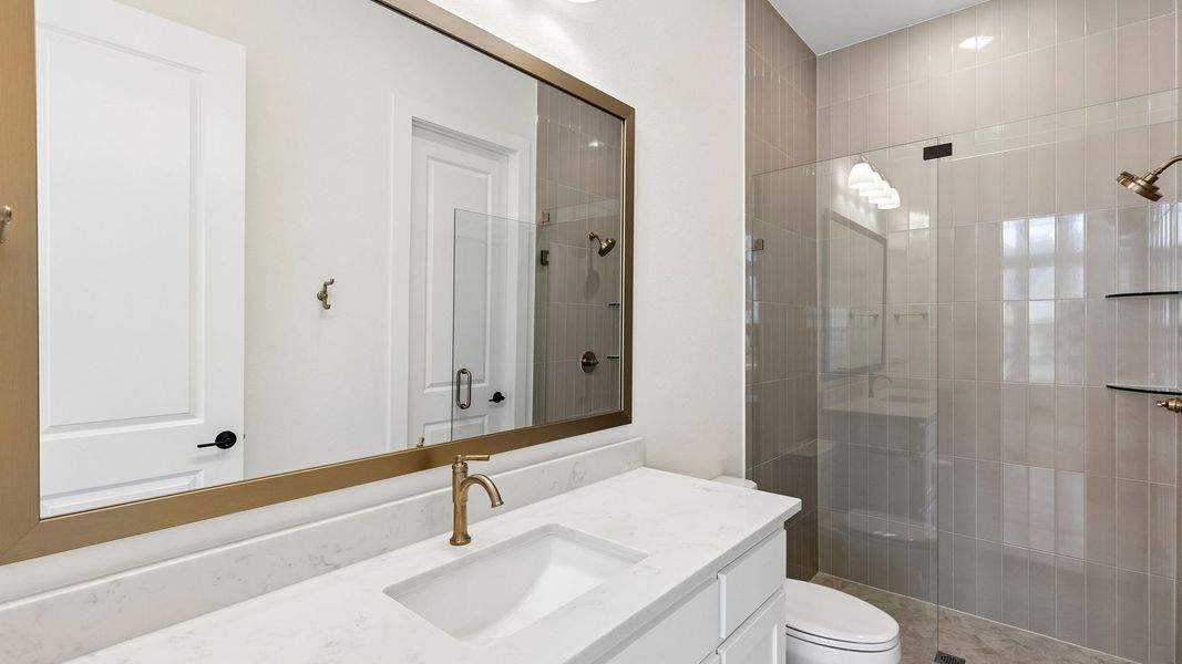 Representative furnished interior of a home built from the Custom by Southgate Homes in Prosper Ridge, Prosper (Image 8).