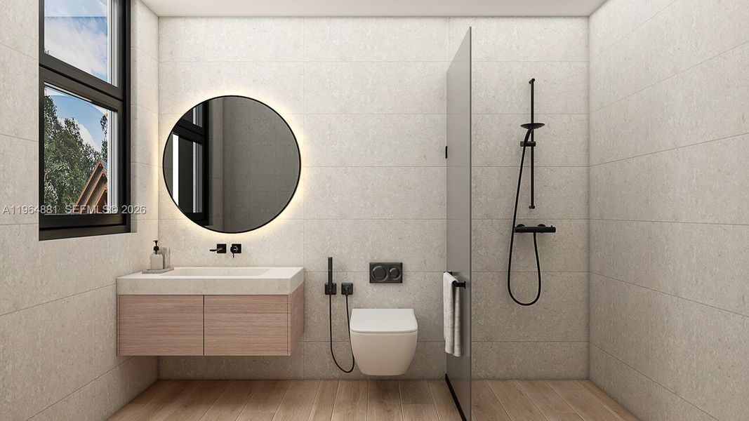 Furnished interior view inside a new home in , Fort Lauderdale (Image 12).