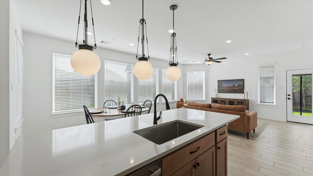Furnished interior view inside a new home in Balmoral, Humble (Image 6).
