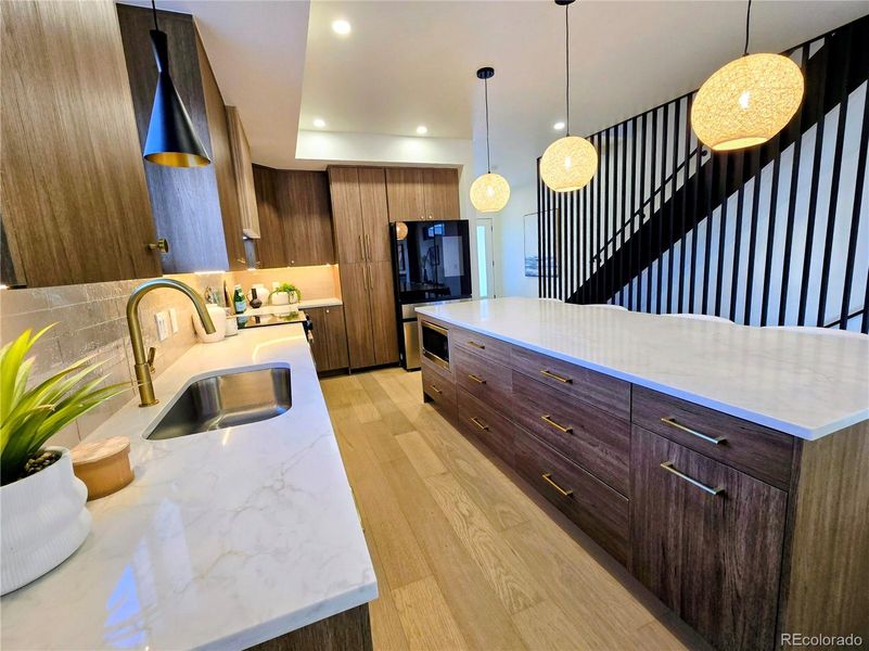 Furnished interior view inside a new home in , Denver (Image 11). Furnished interior view inside a new home in , Denver (Image 11).