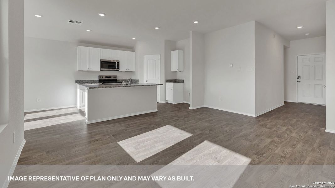 Spacious, unfurnished interior of a new home in Arroyo Ranch, Seguin (Image 12). Spacious, unfurnished interior of a new home in Arroyo Ranch, Seguin (Image 12).
