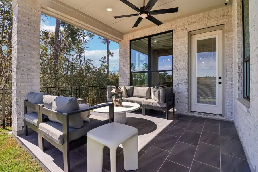 Exterior details and patio area of a home in Audubon, Magnolia (Image 3). Exterior details and patio area of a home in Audubon, Magnolia (Image 3).