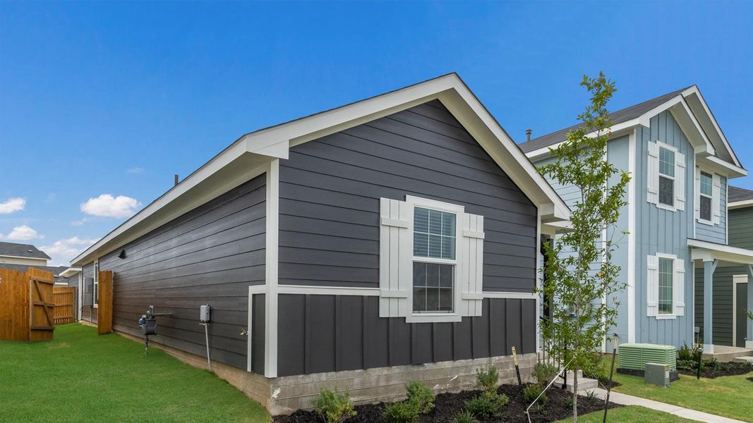 Exterior details and patio area of a home in Valverde, Bastrop (Image 15). Exterior details and patio area of a home in Valverde, Bastrop (Image 15).