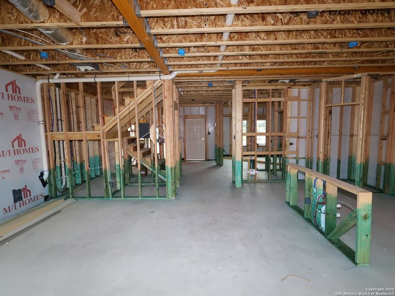 In-progress construction of a new home in Winding Brook, San Antonio, TX (Image 24).