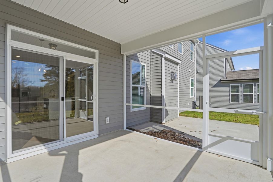 Exterior details and patio area of a home in Grier Meadows, Charlotte (Image 34).