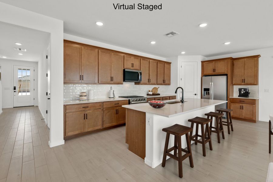 Furnished interior view inside a new home in Blackhawk, Tucson (Image 5).