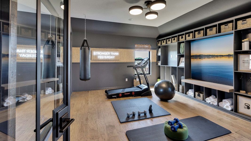 Representative furnished interior of a home built from the Elm by Brightland Homes in Katy Lakes, Katy (Image 12). Representative furnished interior of a home built from the Elm by Brightland Homes in Katy Lakes, Katy (Image 12).