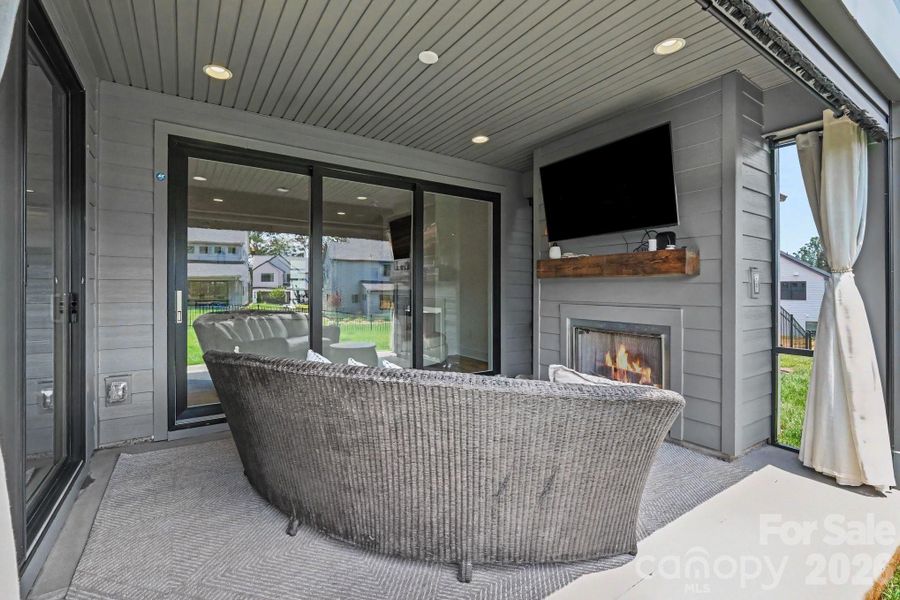 Exterior details and patio area of a home in , Huntersville (Image 4). Exterior details and patio area of a home in , Huntersville (Image 4).