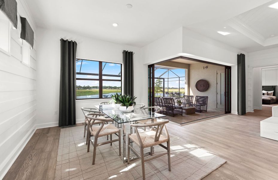 Representative furnished interior of a home built from the Stellar by DiVosta in BeachWalk by Manasota Key, Englewood (Image 49). Representative furnished interior of a home built from the Stellar by DiVosta in BeachWalk by Manasota Key, Englewood (Image 49).