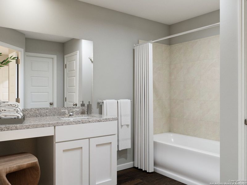 Furnished interior view inside a new home in Swenson Heights, Seguin (Image 11).