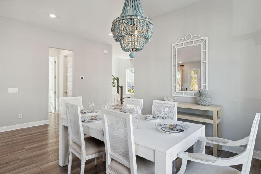 Furnished interior view inside a new home in Heron's Walk at Summers Corner, Summerville (Image 10).