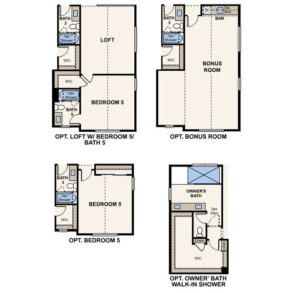 2D floor plan layout for the The Regent by Century Communities in Trails at Smoky Hill | The Preserve, Parker, CO (Image 5). 2D floor plan layout for the The Regent by Century Communities in Trails at Smoky Hill | The Preserve, Parker, CO (Image 5).