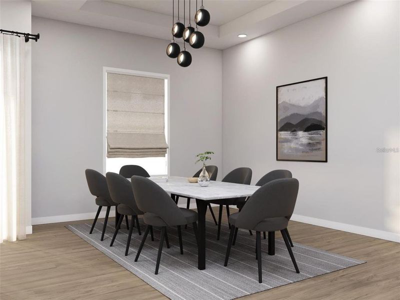 Furnished interior view inside a new home in , Palm Coast (Image 10).