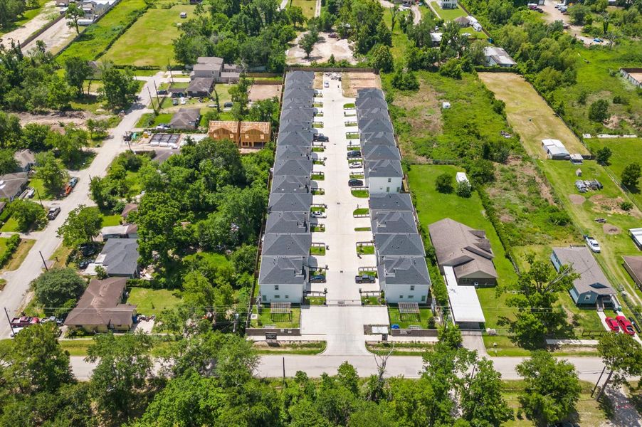 Aerial View of Mansfield Square