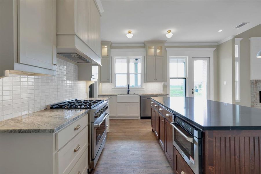 Furnished interior view inside a new home in , Midlothian (Image 4).
