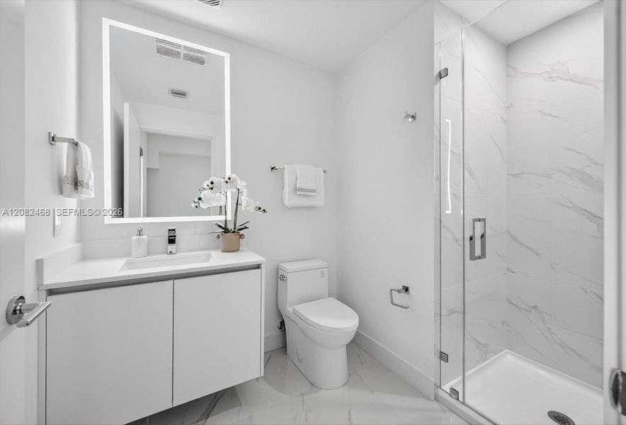 Furnished interior view inside a new home in Aria Reserve, Miami (Image 12).