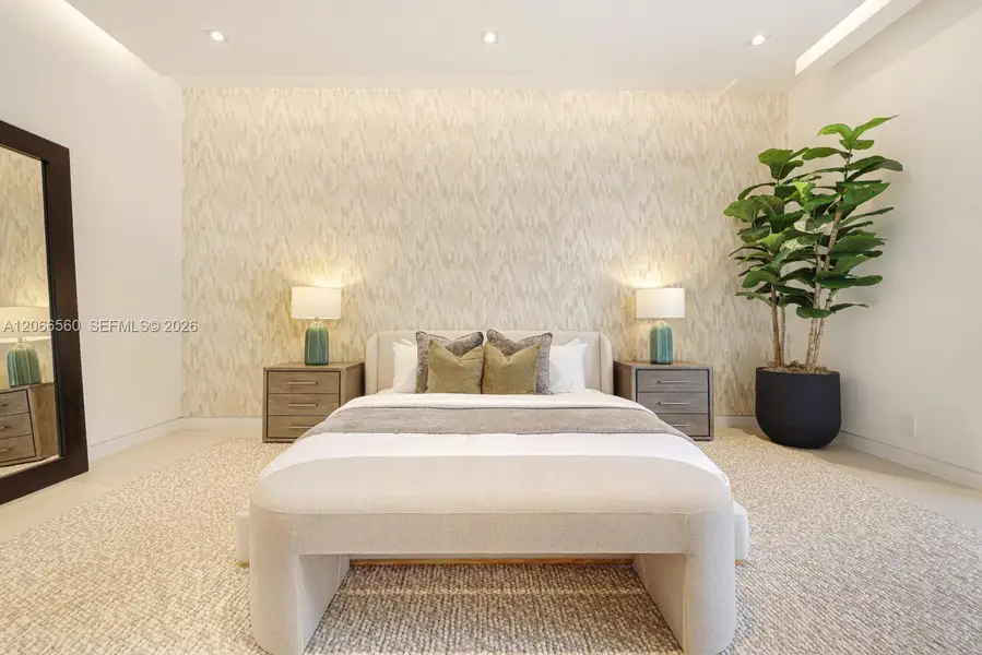 Furnished interior view inside a new home in , Miami (Image 9). Furnished interior view inside a new home in , Miami (Image 9).