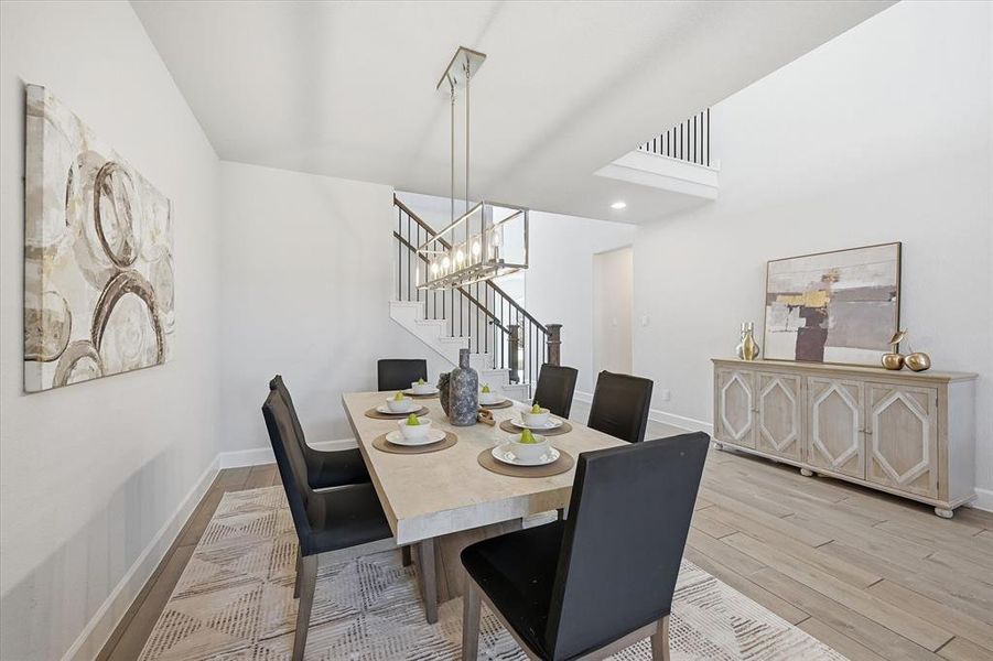 Furnished interior view inside a new home in Mustang Lakes, Celina (Image 16).